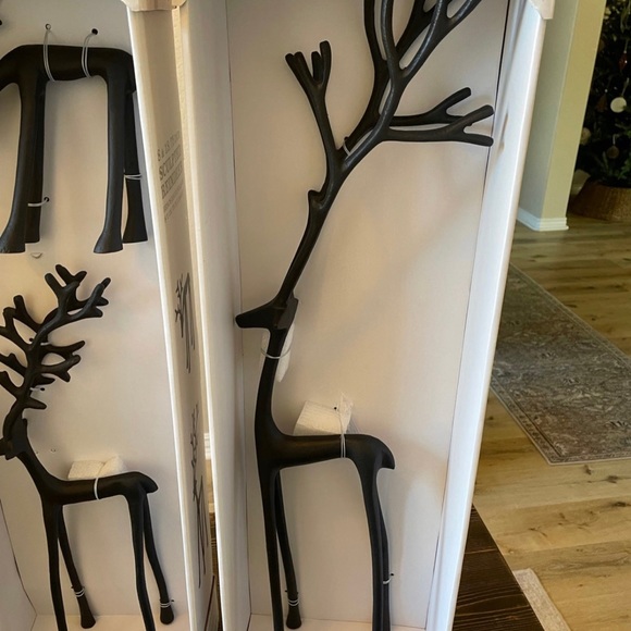 Bronze sculpted Reindeer set of 3 - Pottery Barn inspired Aldi 2023 - Picture 5 of 7